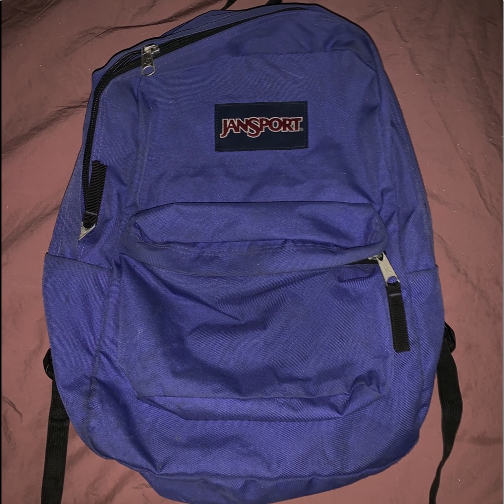 purple jansport backpack